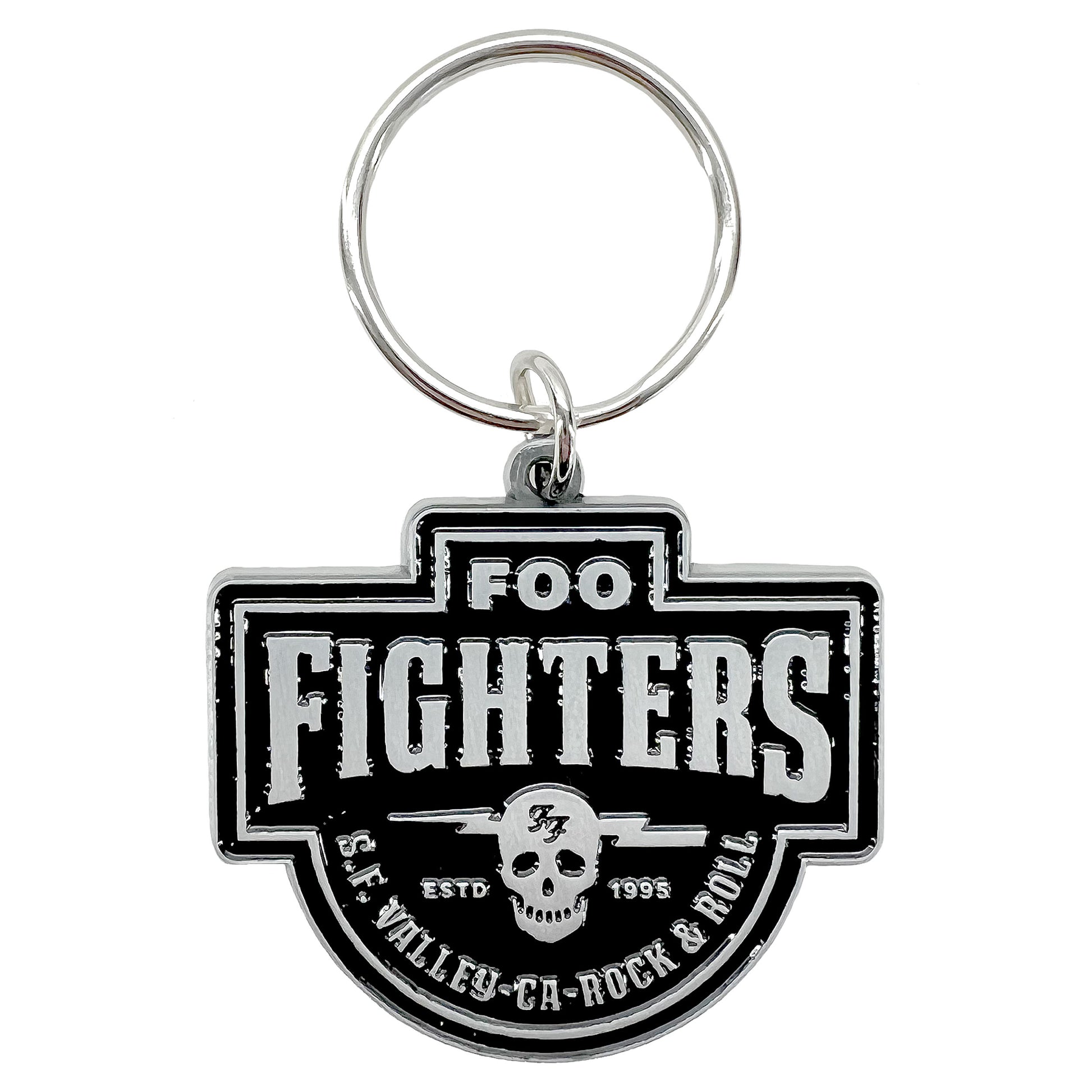 Foo Fighters Established 1995 Metal Key Chain