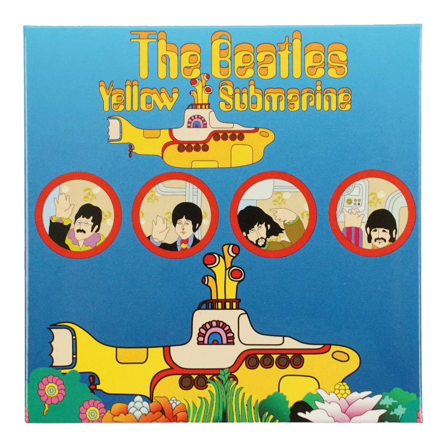 Yellow Submarine Portholes Magnet