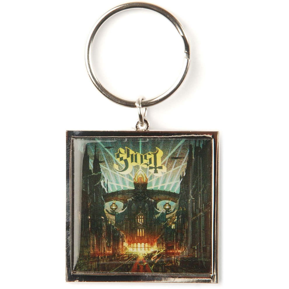 Officially licensed Ghost Meliora cathedral artwork key chain