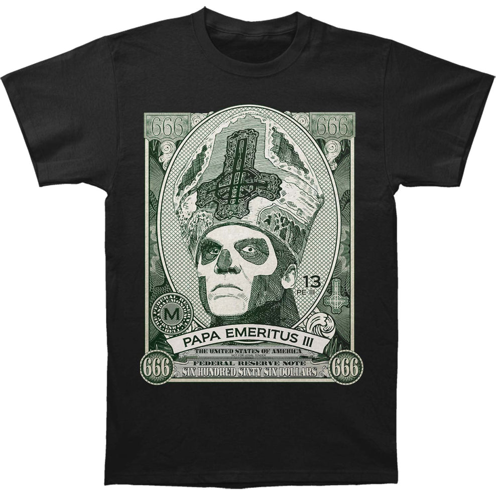Officially licensed Ghost Papa Emeritus portrait tshirt