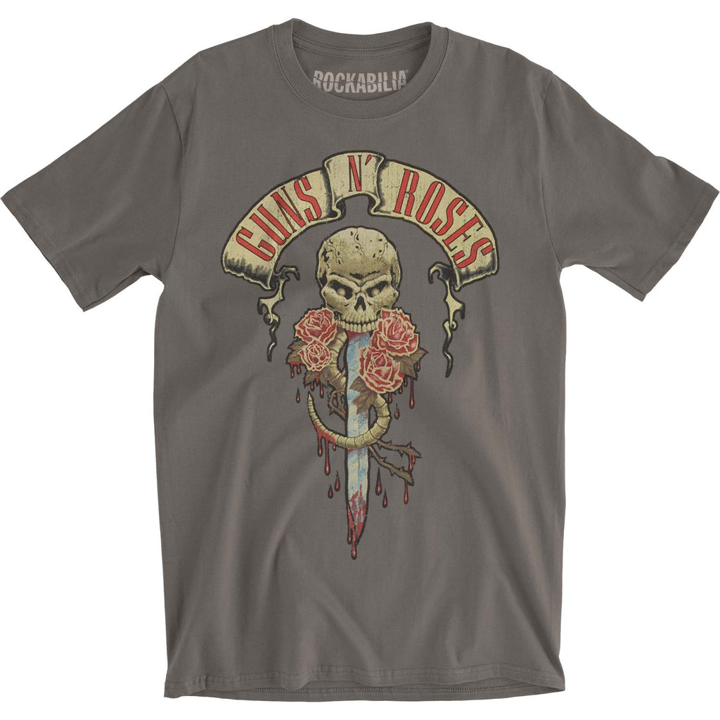 Guns N Roses Dripping Dagger Slim Fit T-shirt 401373 | Rockabilia Merch ...