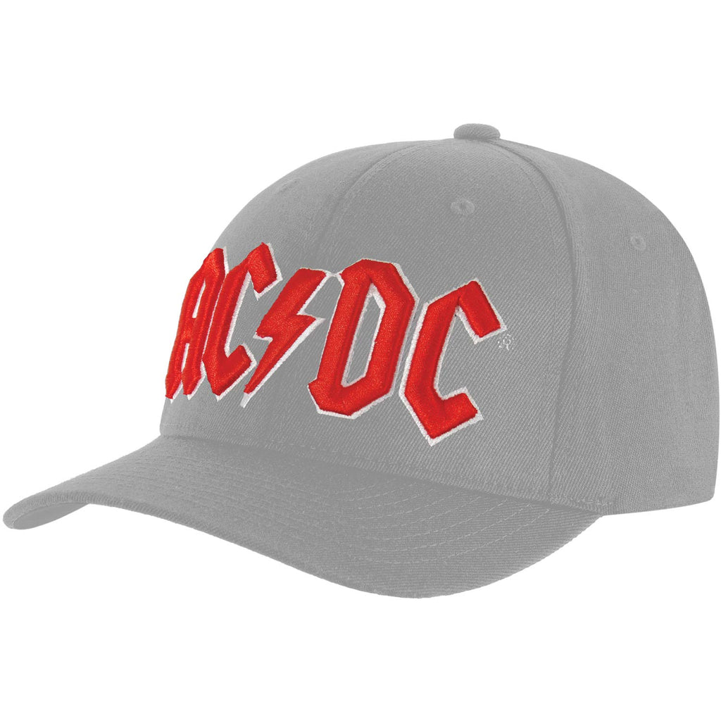 AC/DC Red Logo Baseball Cap 401378 | Rockabilia Merch Store