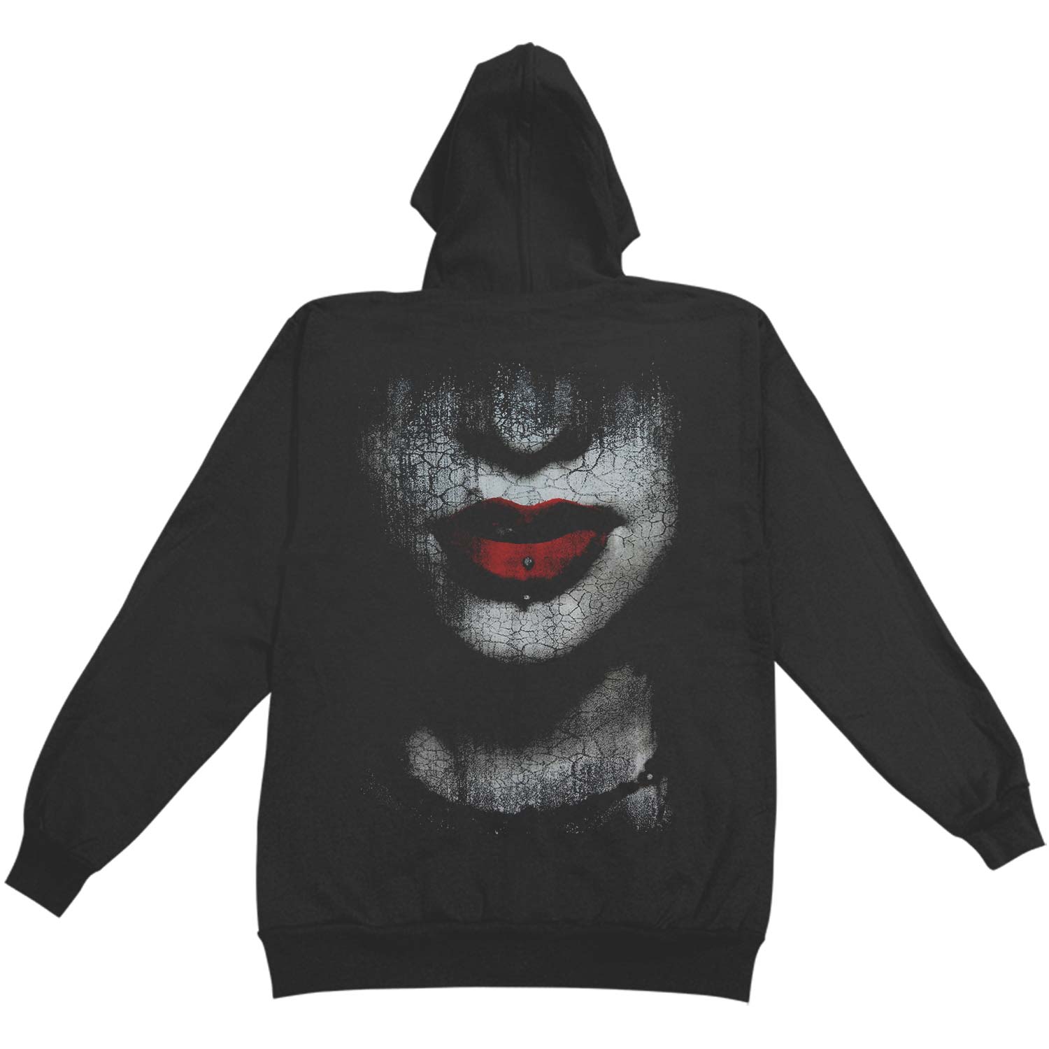 Escape The Fate Lips Zippered Hooded Sweatshirt