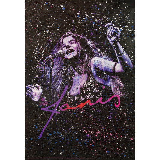 Janis Joplin Paint Domestic Poster
