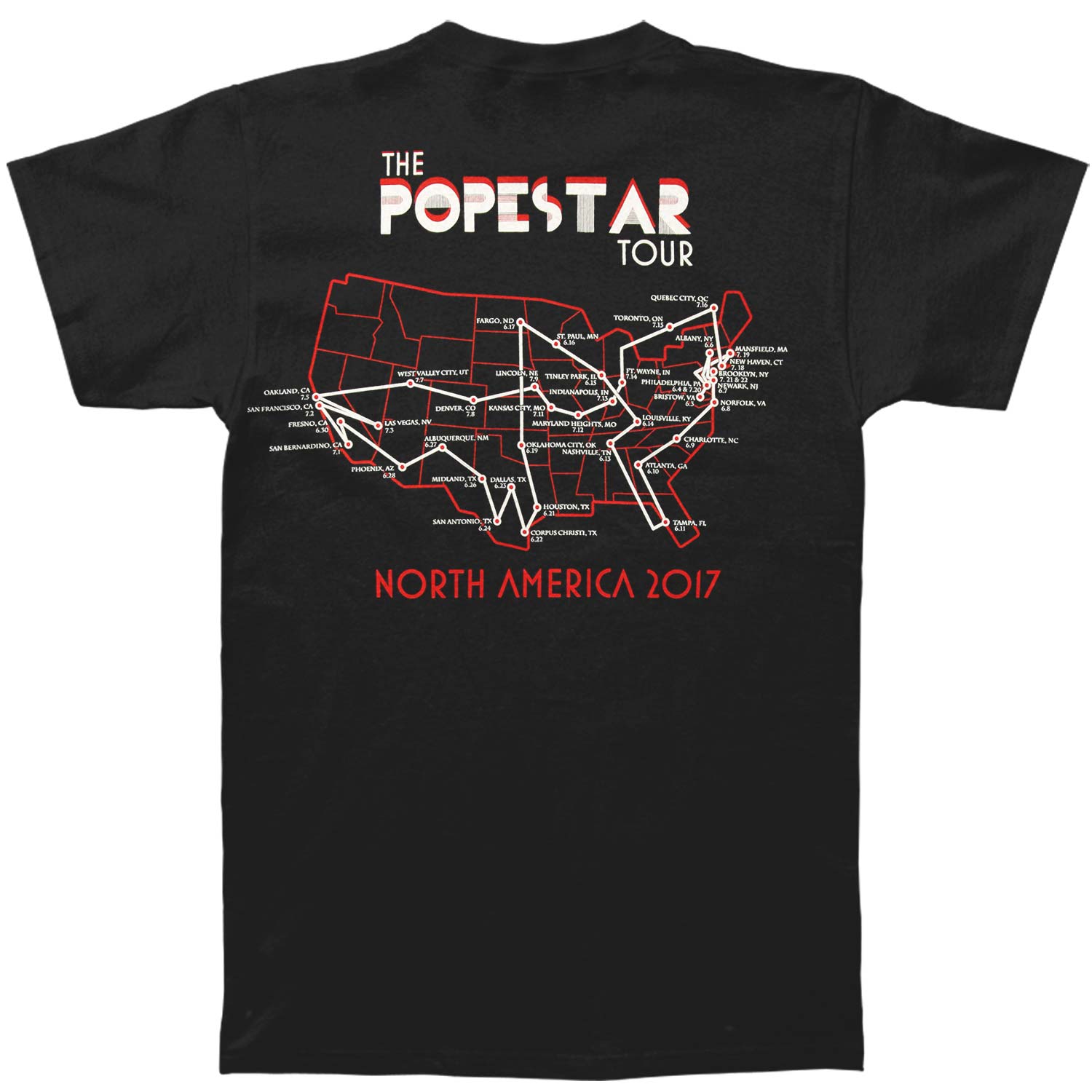 Ghost Dove 2017 Tour T-shirt