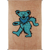 Blue Dancing Bear Tapestry