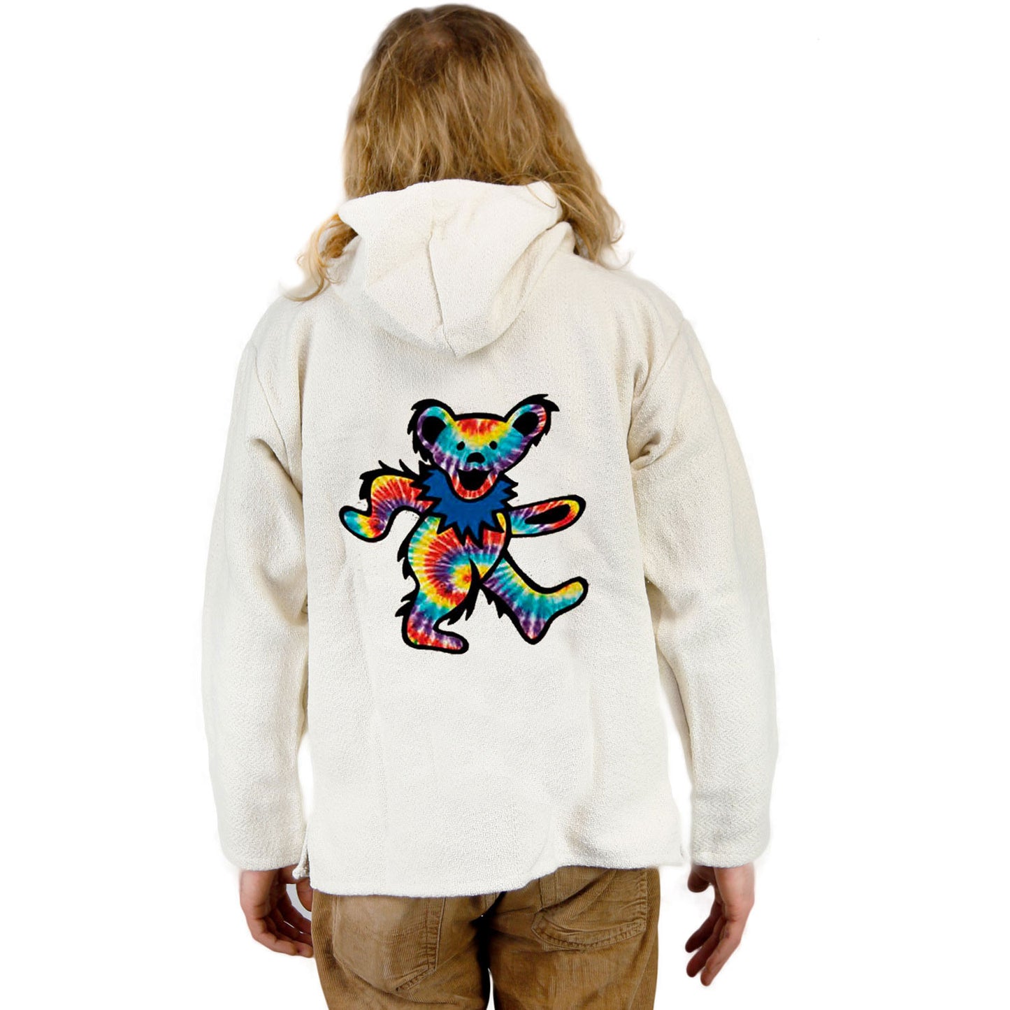 Grateful Dead Tie Dye Bear Hooded Sweatshirt