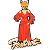 Foxtrot Enamel Pin Pewter Pin Badge