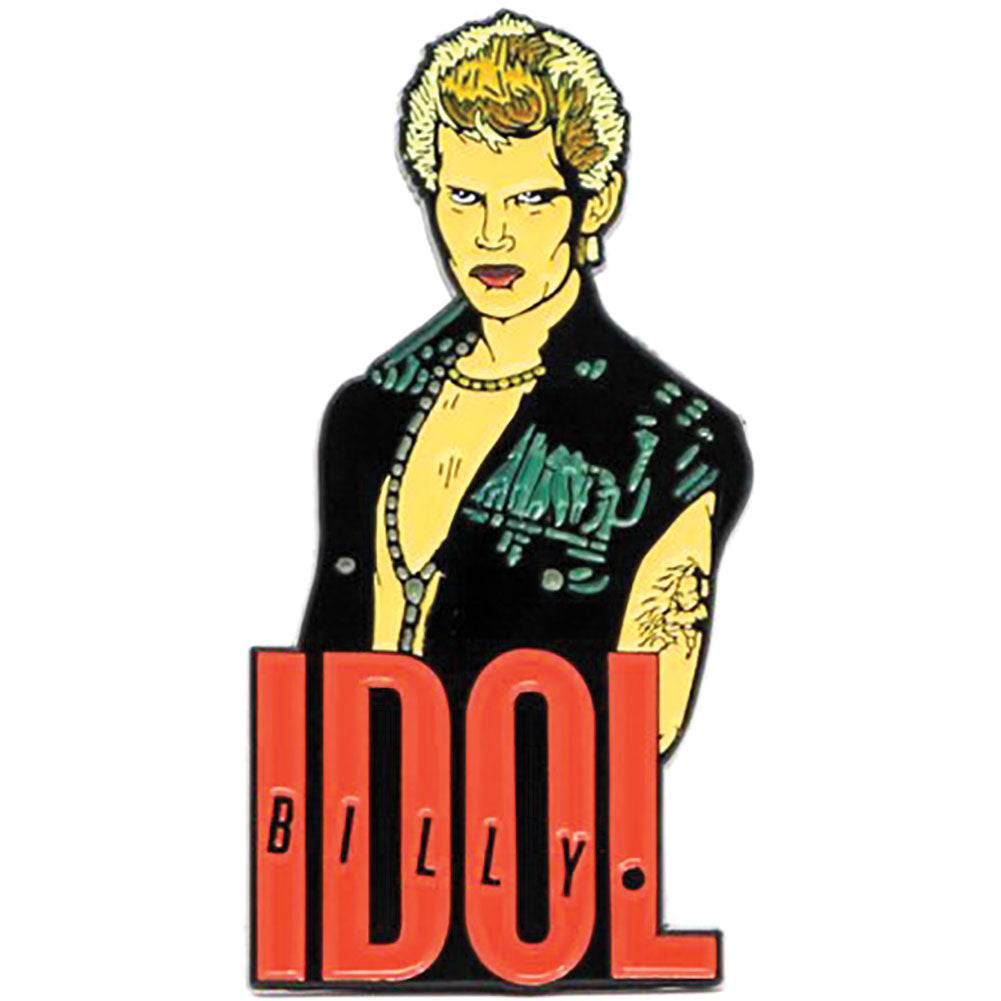 Billy Idol Billy Idol Pewter Pin Badge