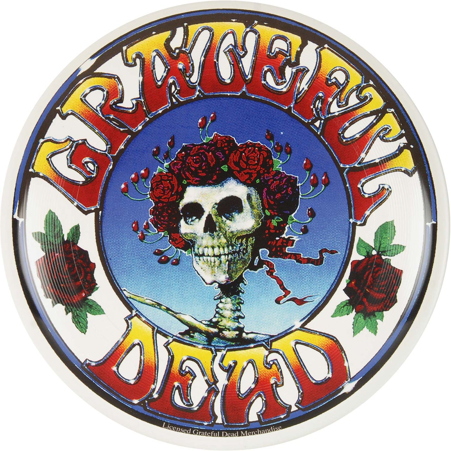 Grateful Dead Ultimate Disc Full print skull and roses Frisbee