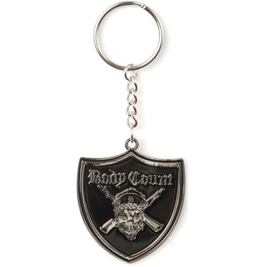 Body Count Pirate Metal Key Chain
