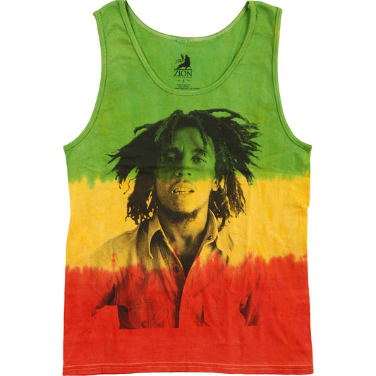 Portrait Dip Dye Mens Tank