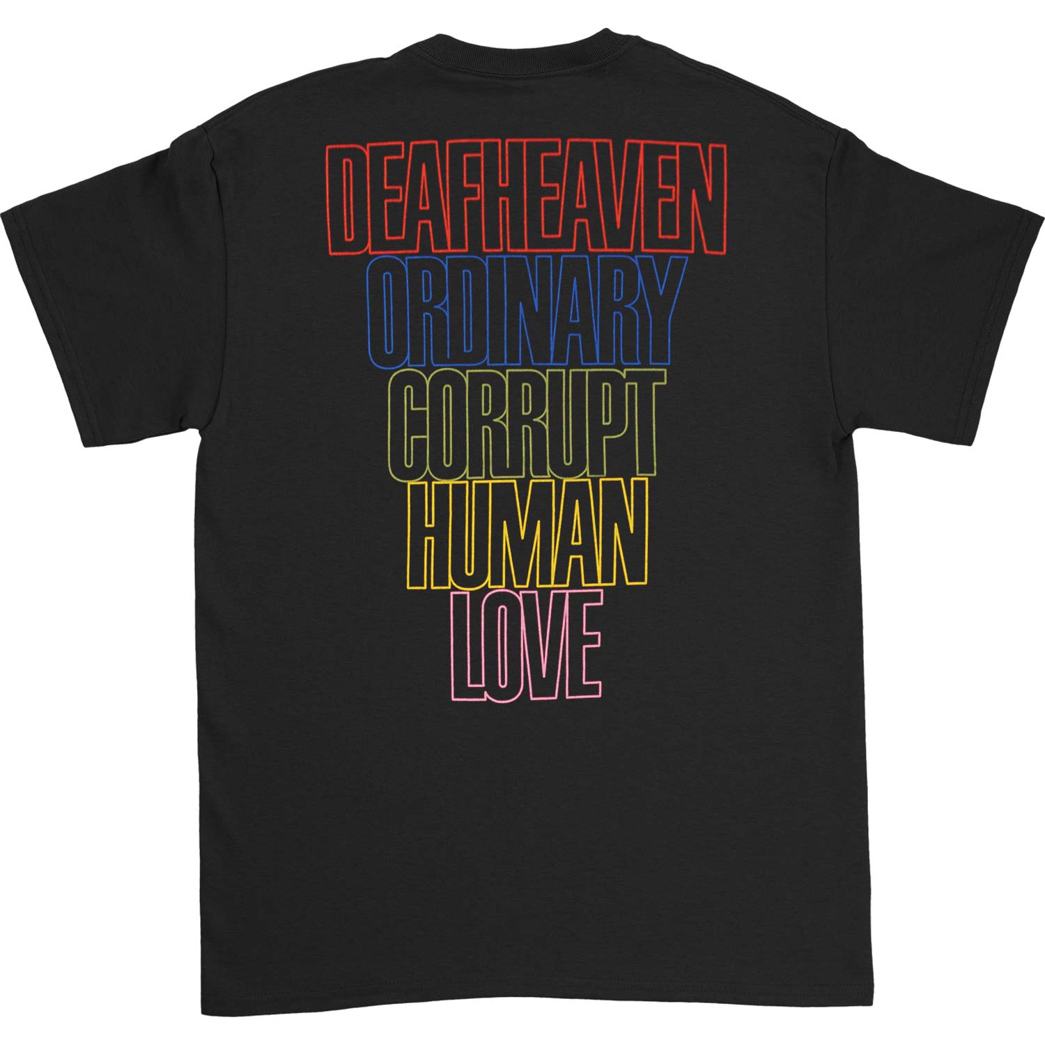 Deafheaven Ordinary Corrupt Human Love Album Tee (Black) T-shirt