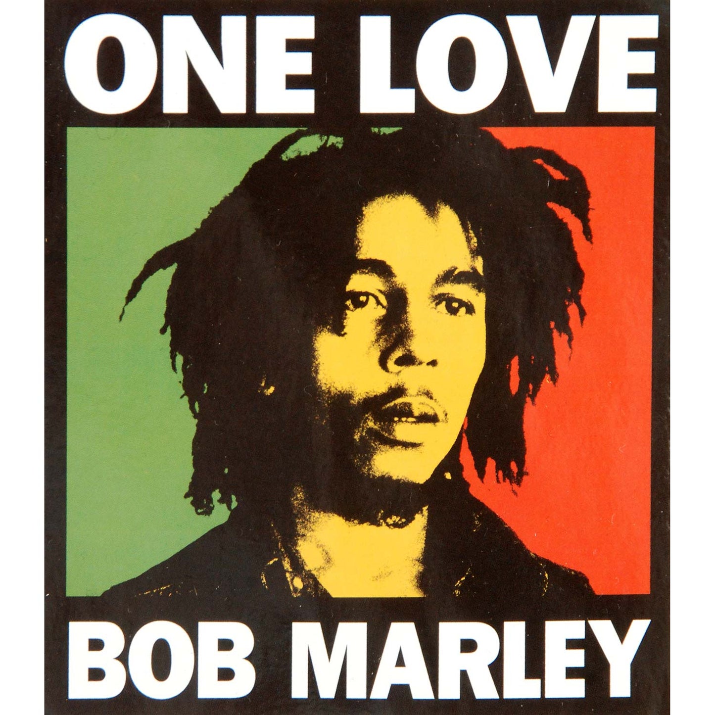 Bob Marley One Love Box Sticker Sticker