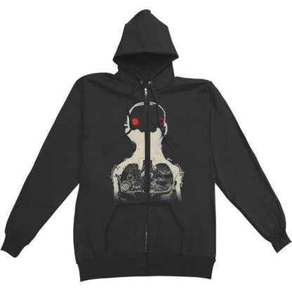 Bright Eyes Zippered Hooded Sweatshirt