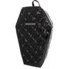 Lucy Quilted Coffin Backpack W/ Spider Hardware In Black Backpack