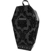 Damask Coffin Backpack In Black Girls Handbag