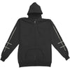 Cross Logo (Back Print) Zippered Hooded Sweatshirt