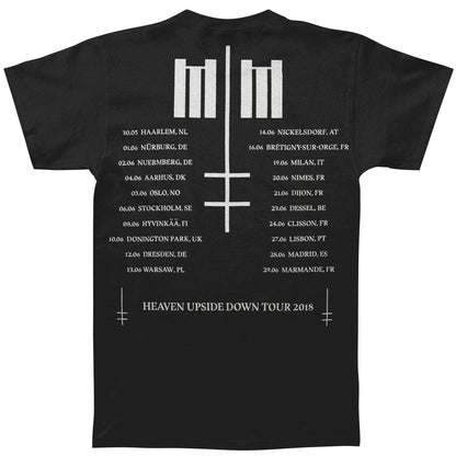 Painted Face Euro Tour 2018 Slim Fit T-shirt