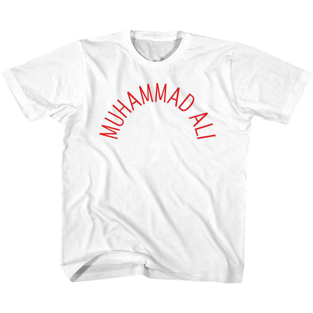 Muhammad Ali Arch Text Kids Childrens T-shirt