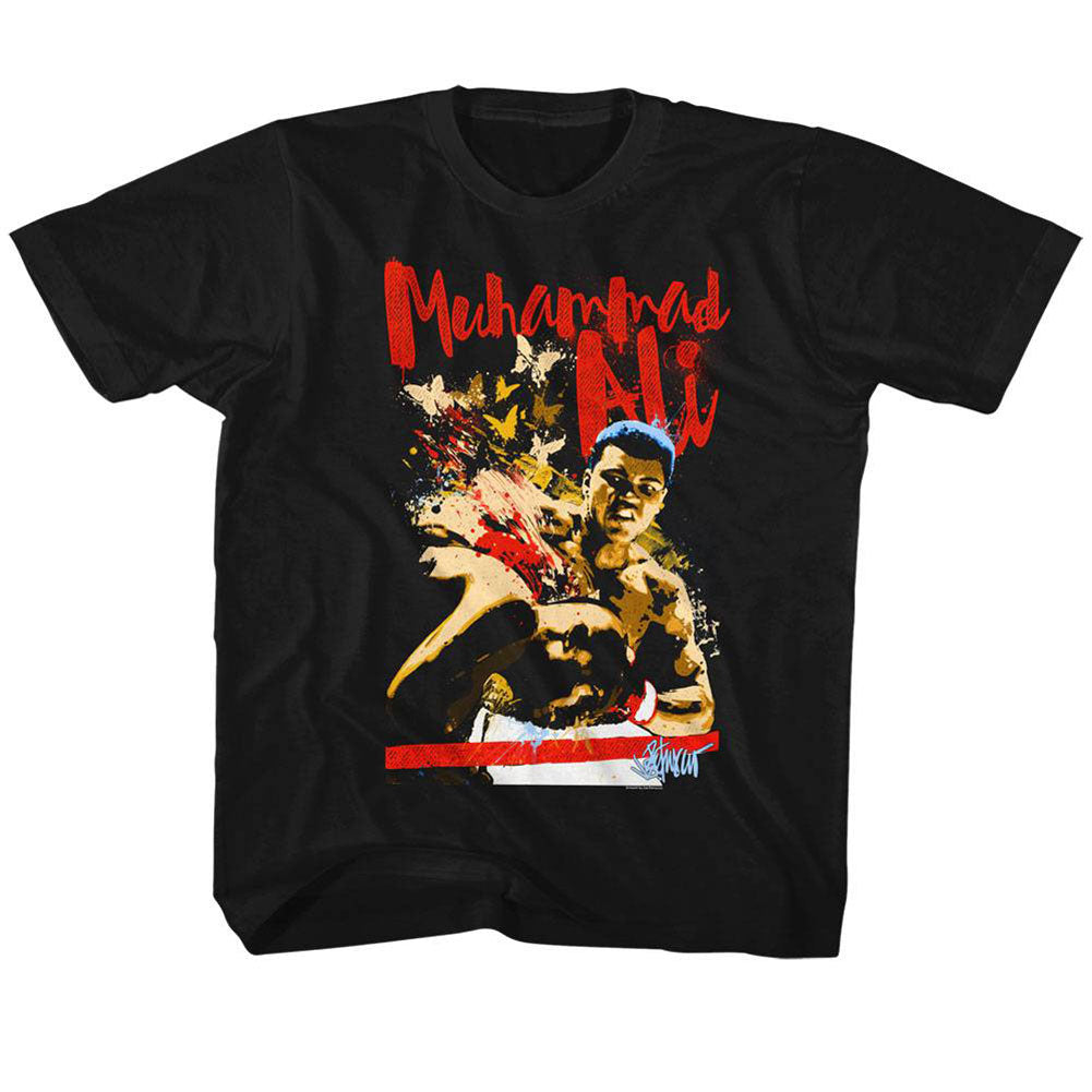 Muhammad Ali Butterflybee Kids Childrens T-shirt