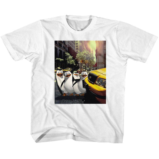 Madagascar Pengu Nyc Kids Childrens T-shirt