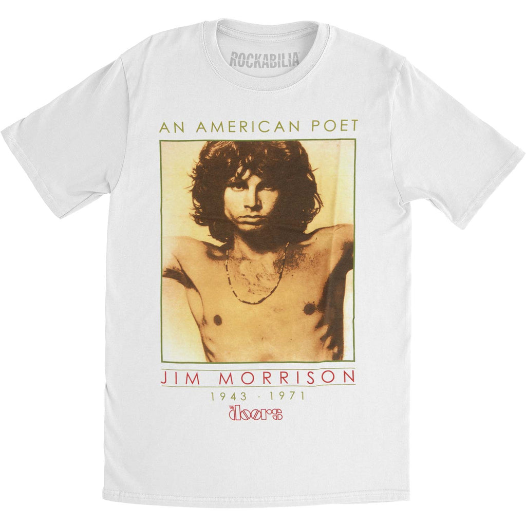 Doors 30/1 The Doors White American Poet Slim Fit T-shirt 402653 ...