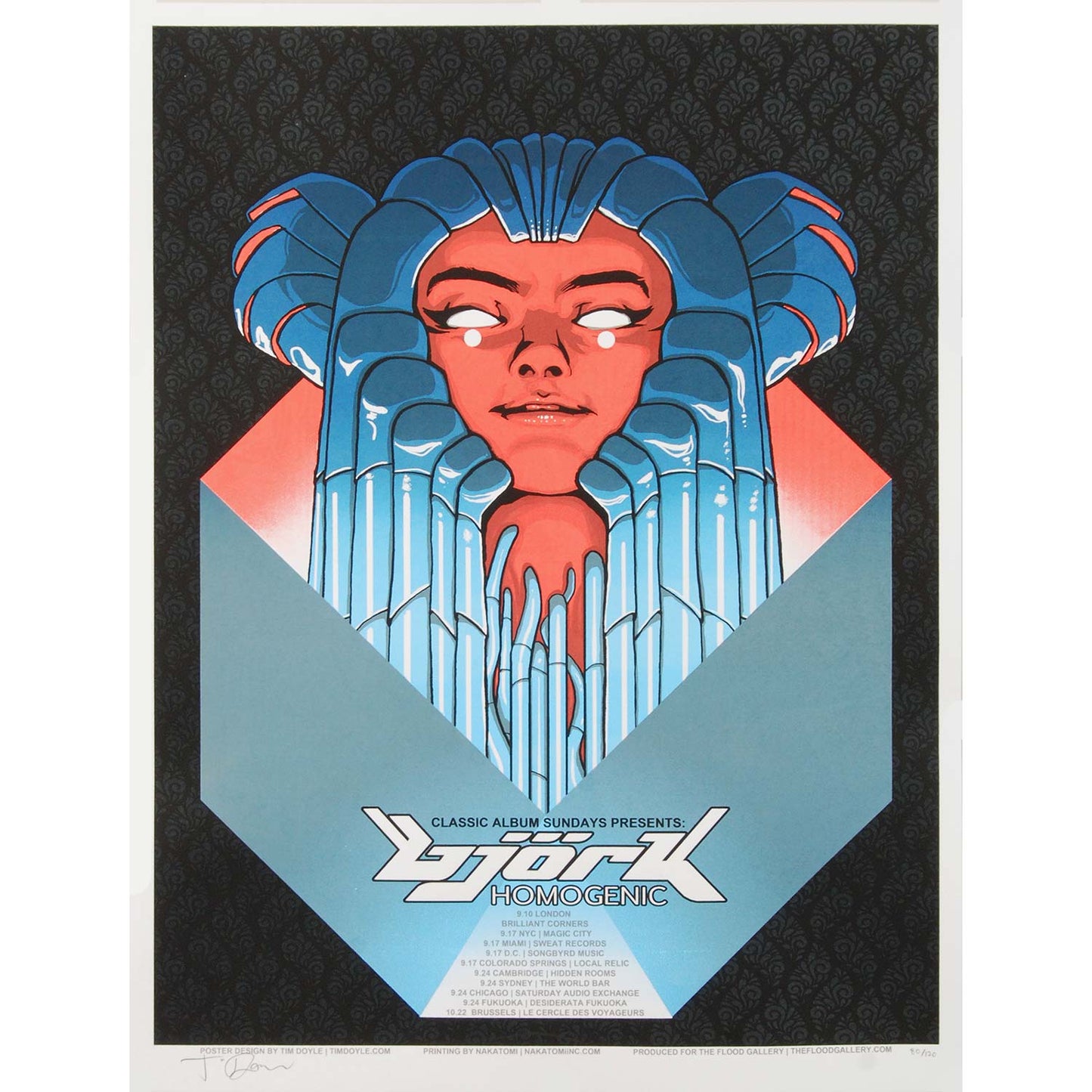 Homogenic regular poster - Tim Doyle Limited Screenprint