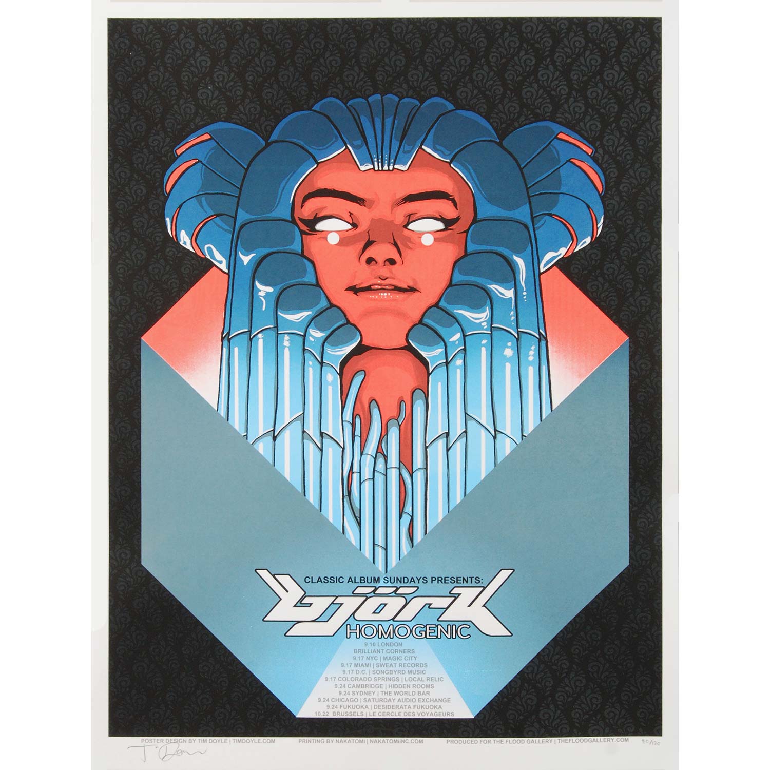 Homogenic regular poster - Tim Doyle Limited Screenprint