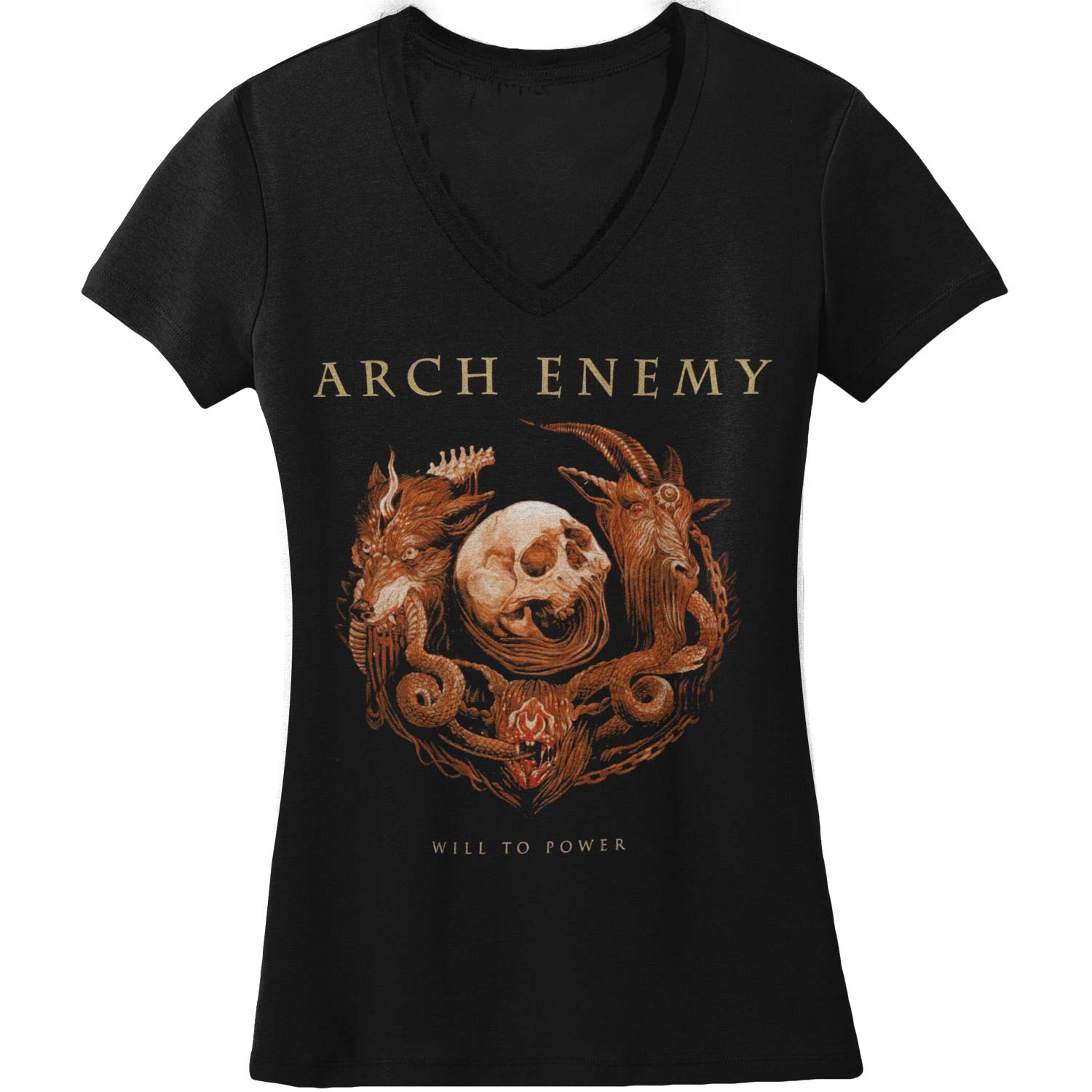 Will To Power Album Cover Ladies Tee Junior Top