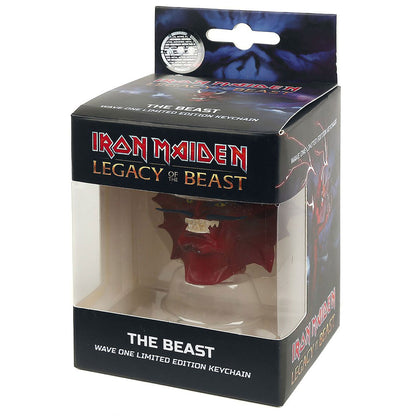 Iron Maiden The Beast Plastic Key Chain