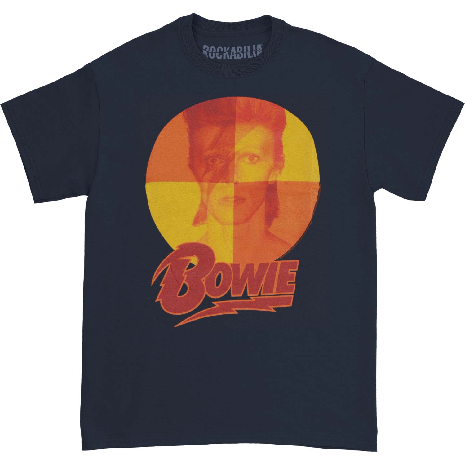 David Bowie Aladdin Quadrant Orange T-shirt