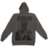 Emblem Dead King Zip Hoodie Zippered Hooded Sweatshirt