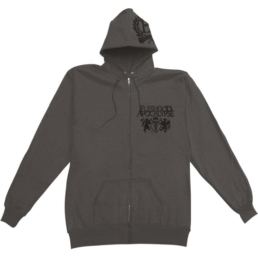 Fleshgod Apocalypse Emblem Dead King Zip Hoodie Zippered Hooded Sweatshirt