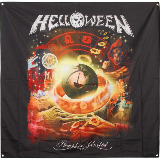 Helloween Collage Flag Poster Flag