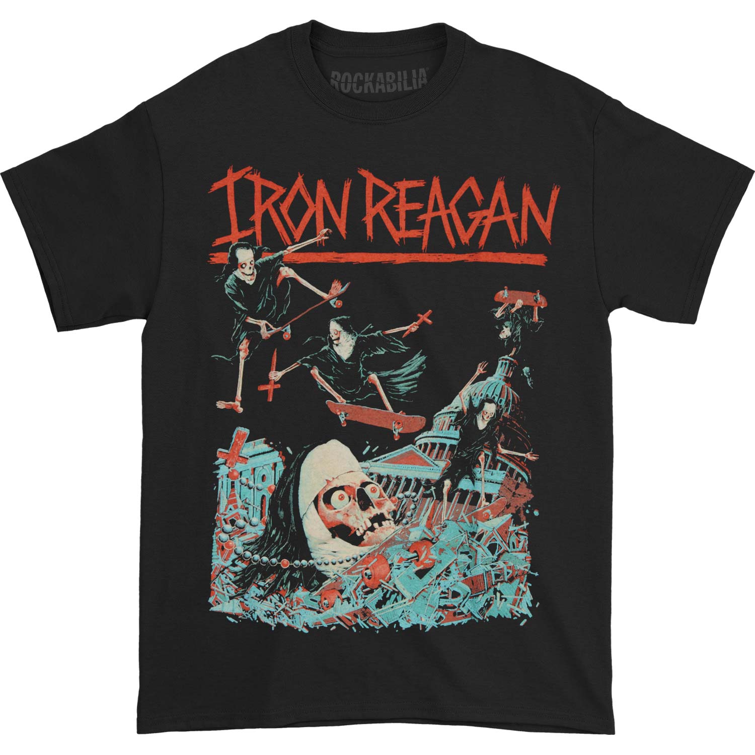 Iron Reagan Grinding Nuns T-shirt