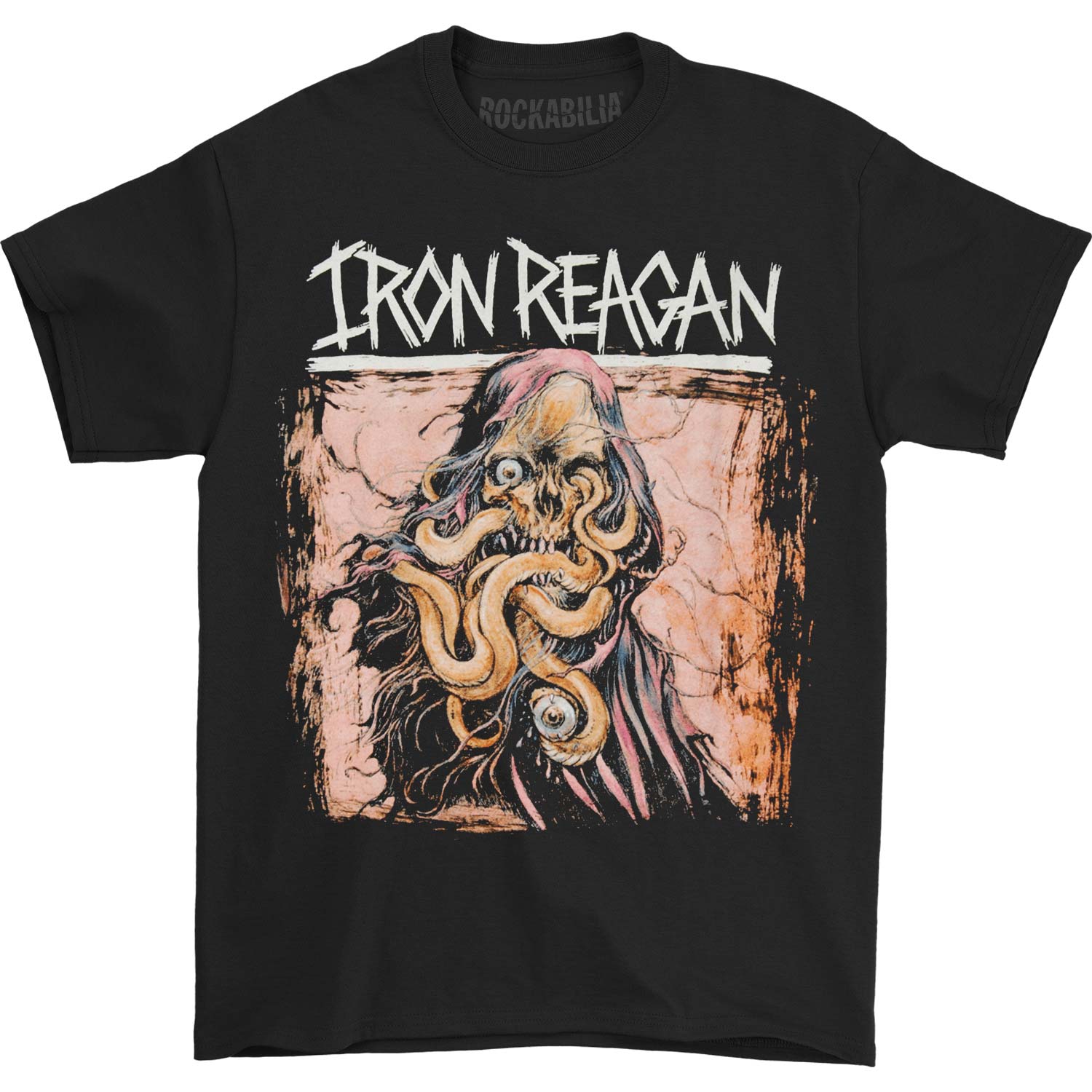 Iron Reagan Tentacle Skull T-shirt