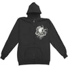 Head Logo Zippered Hooded Sweatshirt