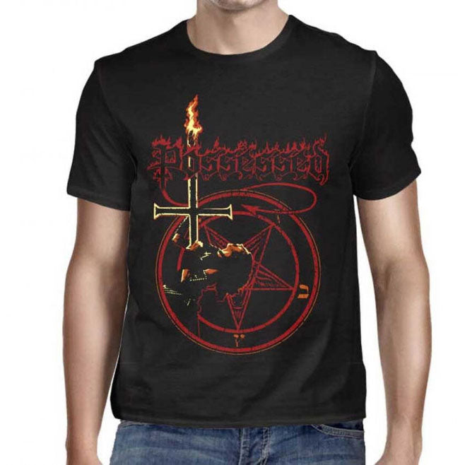 Possessed Jeff In The Cross T-shirt