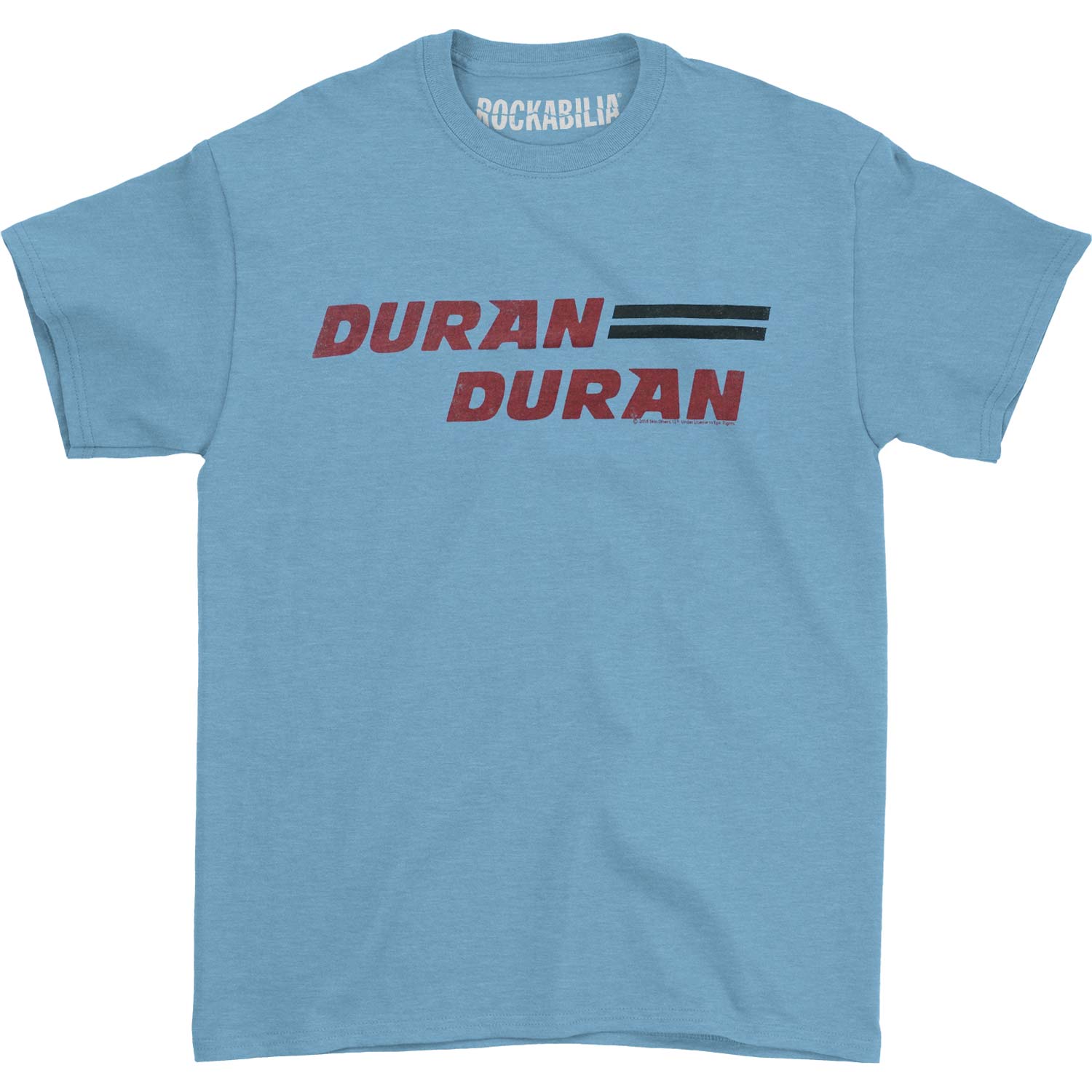Rock Off Duran Duran T Shirt Double D Retro Logo Nuovo Ufficiale Uomo