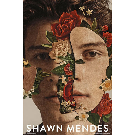 Shawn Mendes Floral Domestic Poster