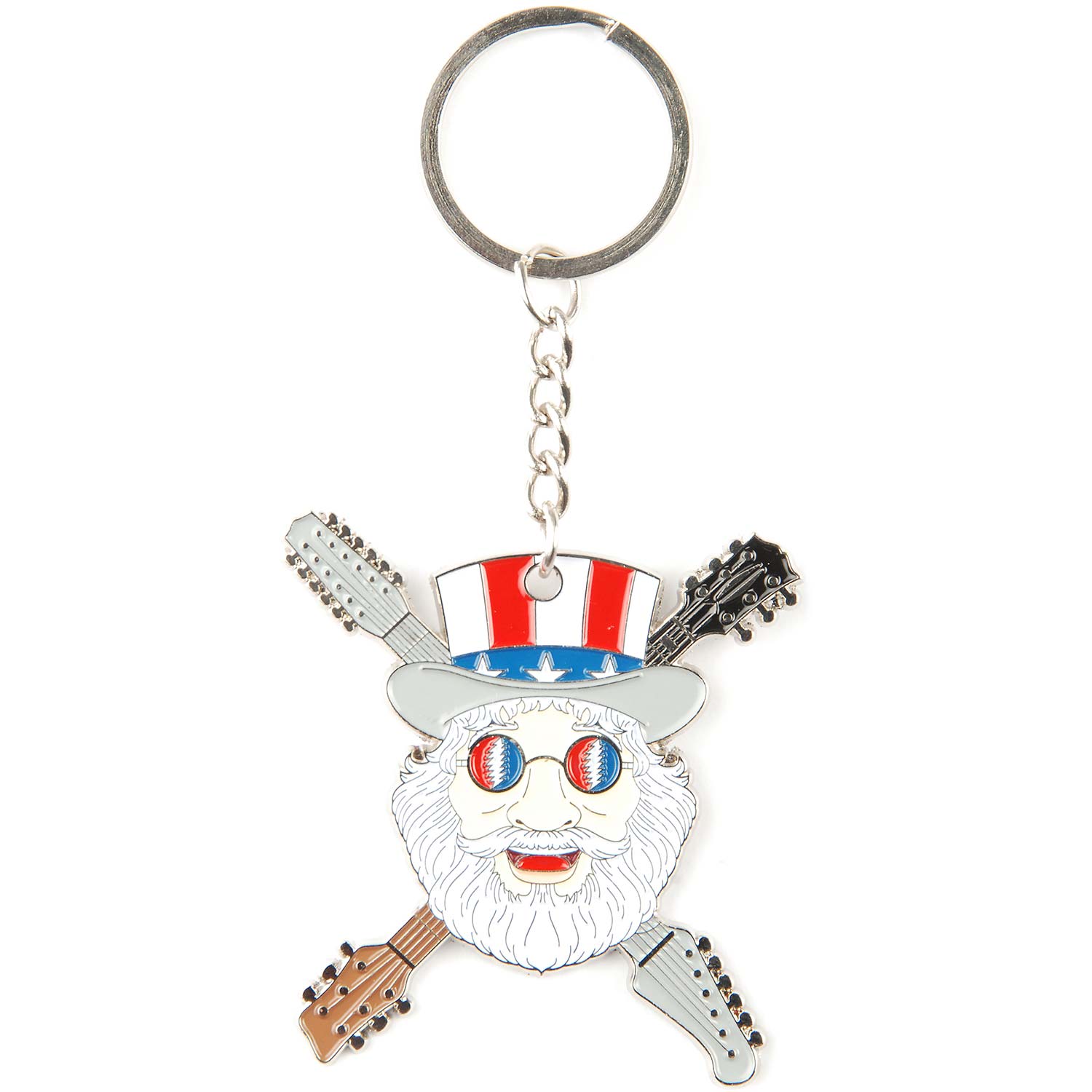 Patriotic Jerry Metal Key Chain