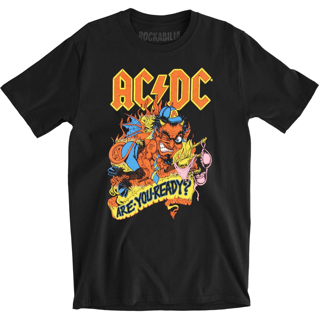 AC/DC Are You Ready Slim Fit T-shirt 403157 | Rockabilia Merch Store