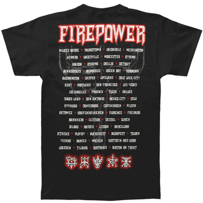 Emblem City 2018 Firepower Tour (Ex Tour/Back Print) Slim Fit T-shirt