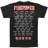 Emblem City 2018 Firepower Tour (Ex Tour/Back Print) Slim Fit T-shirt