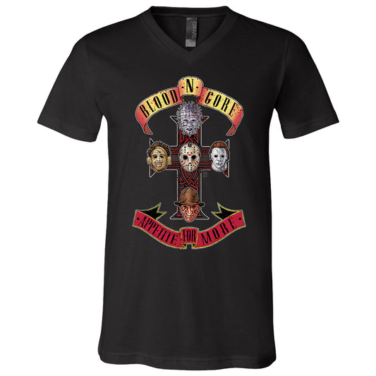 Big Chris Art Appetite for More V-Neck T-shirt