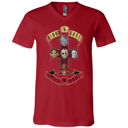 Big Chris Art Appetite for More V-Neck T-shirt