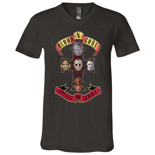 Big Chris Art Appetite for More V-Neck T-shirt