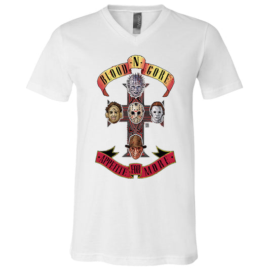 Big Chris Art Appetite for More V-Neck T-shirt