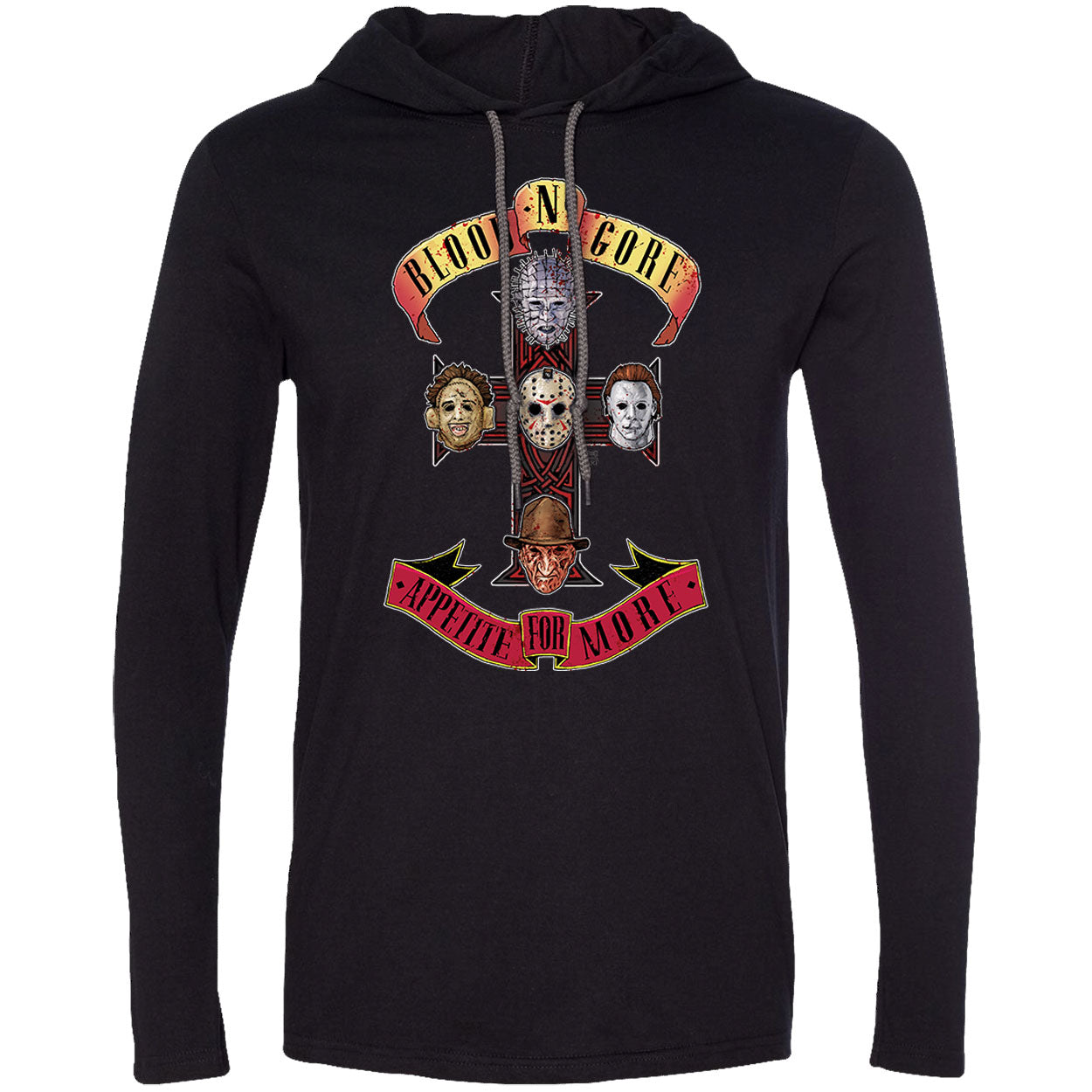 Big Chris Art Appetite for More Hooded Long Sleeve